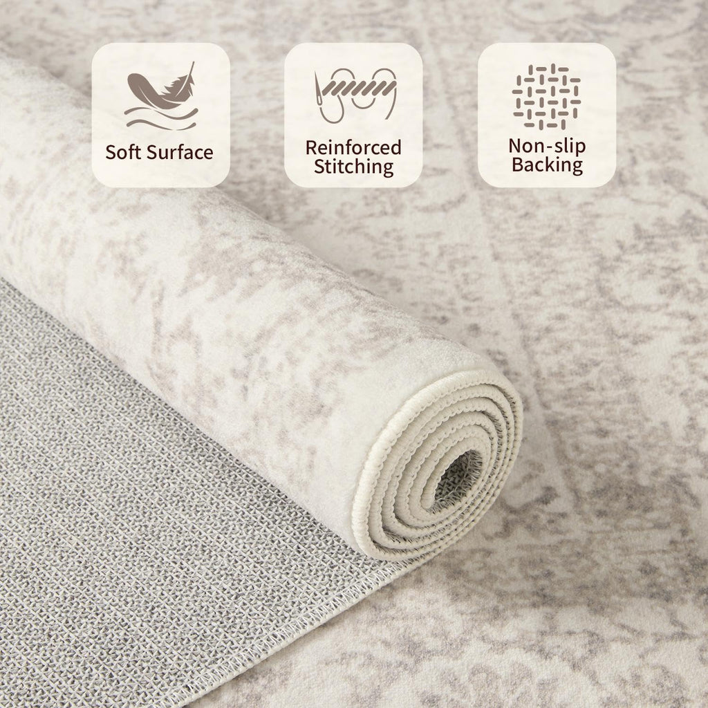 2x10 Beige Vintage Runner Rug s Kitchen