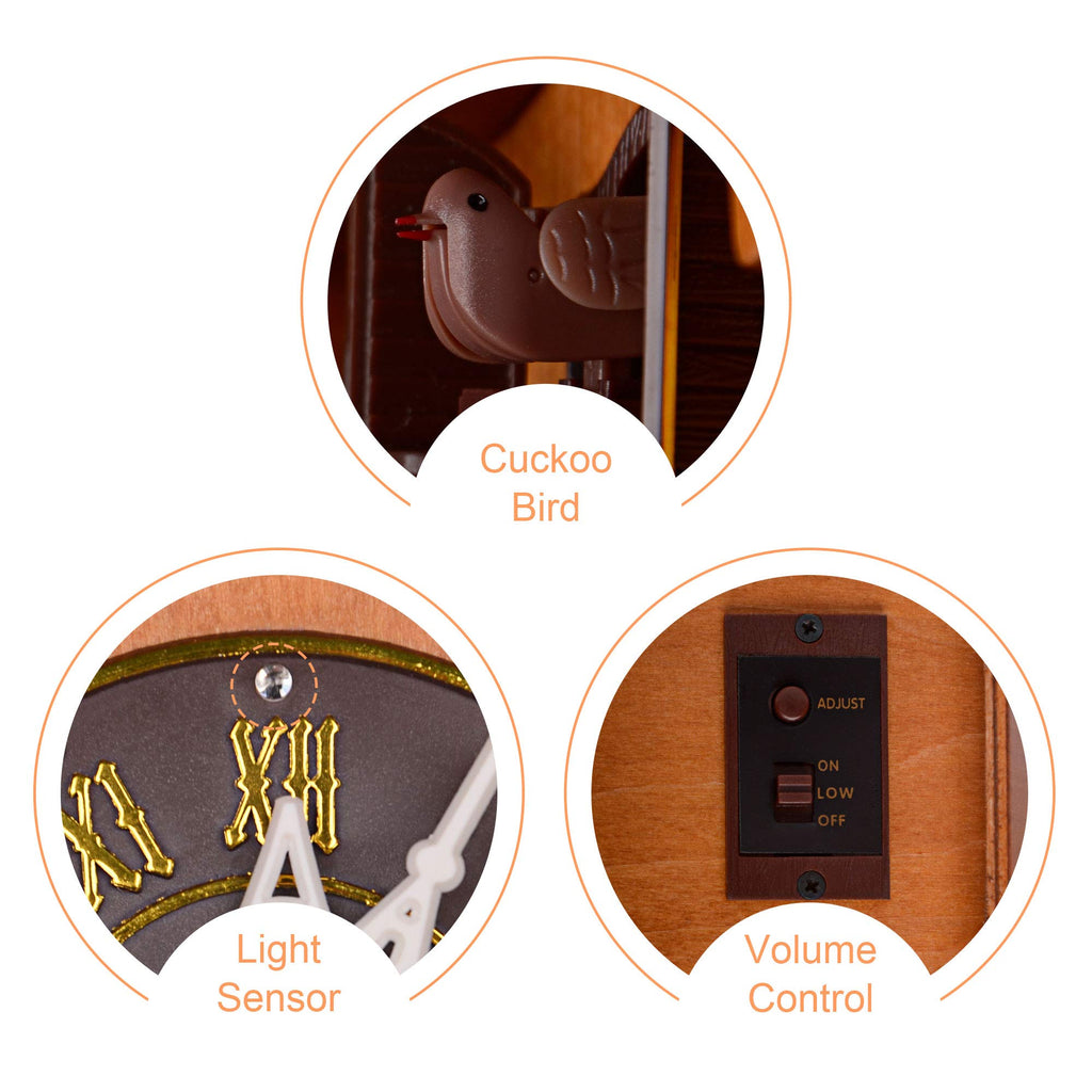 Handcrafted Wood Cuckoo Clock