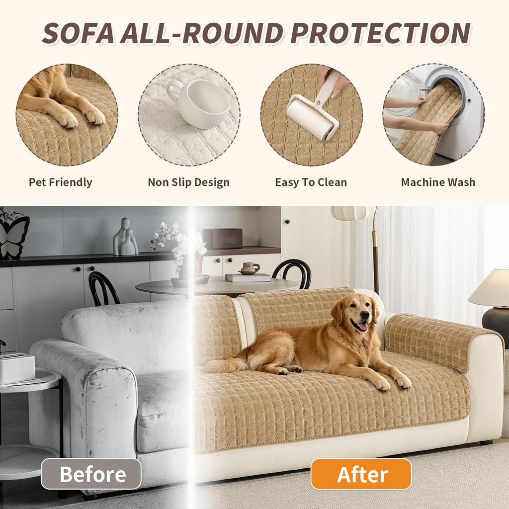Couch Covers for Sectional Sofa, Sectional Couch Covers for Dogs Pets