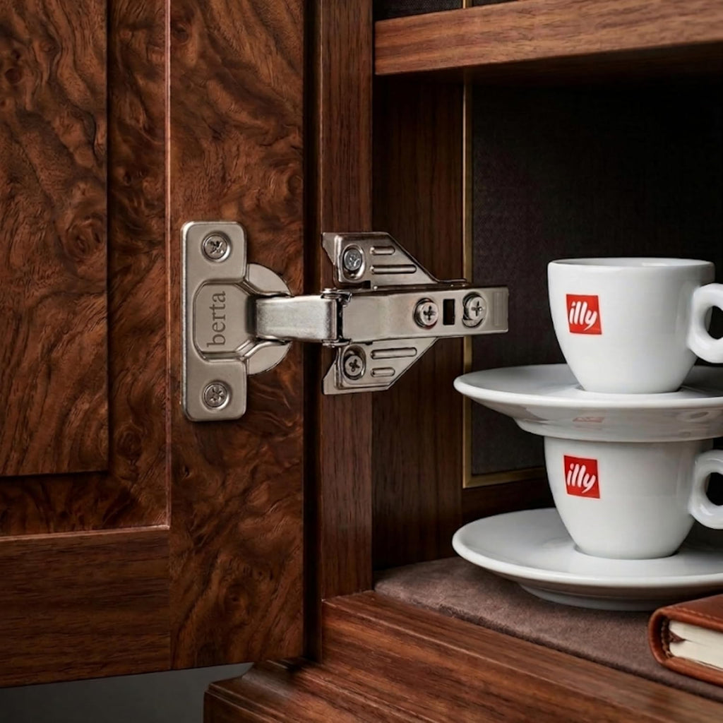 20-Pack, Full Overlay Cabinet Door Hinges,105 Degree Adjustable Concealed Kitchen Cabinet Hinges Soft Close for Face