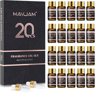 Essential Oils Set - Fragrance Oil for Diffuser Soap Candle Making - Set of 338