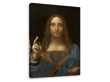Salvator Mundi, by Leonardo DaVinci, Oil painting Reproduction - Giclee Wall Art Decor, Gallery Wrapped, Stretched