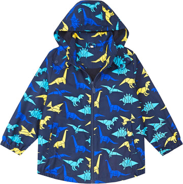 Boys Girls Soft lining Hooded Rain Jacket