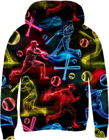 Boys Girls Hoodies Kids 3D Print Graphic Hooded Sweatshirts