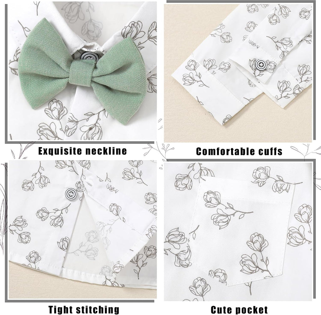 Toddler Suit Boys Formal Wedding Outfit Dress Baby Clothes