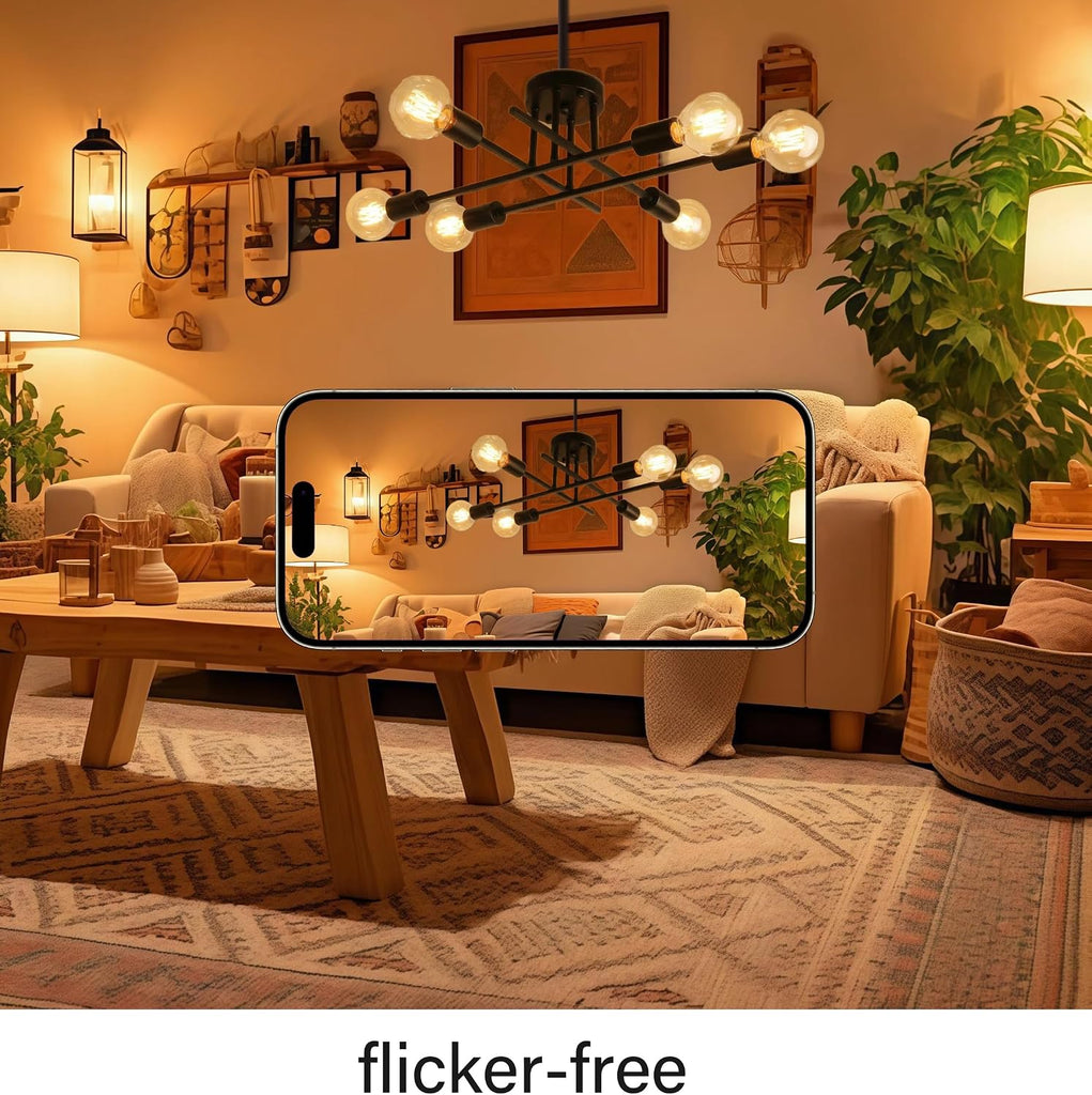G25 globe Edison light bulbs 8W 1000LM(100W incandescent Equivalent) E26 dimmable Vintage Round LED Vanity Light Bulb