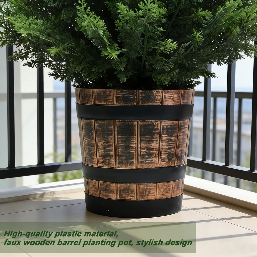 Artificial Cedar Topiary Trees, 4FT Cypress Shrubs Porch Decor