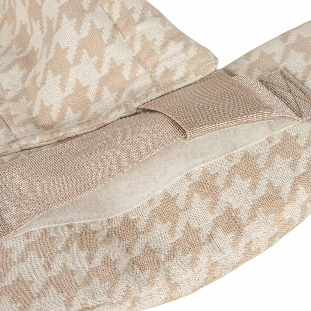 Carrier for Newborns to Toddlers, Houndstooth Adjustable Soft Cotton Linen Carrier, in -1 Lightweight Front