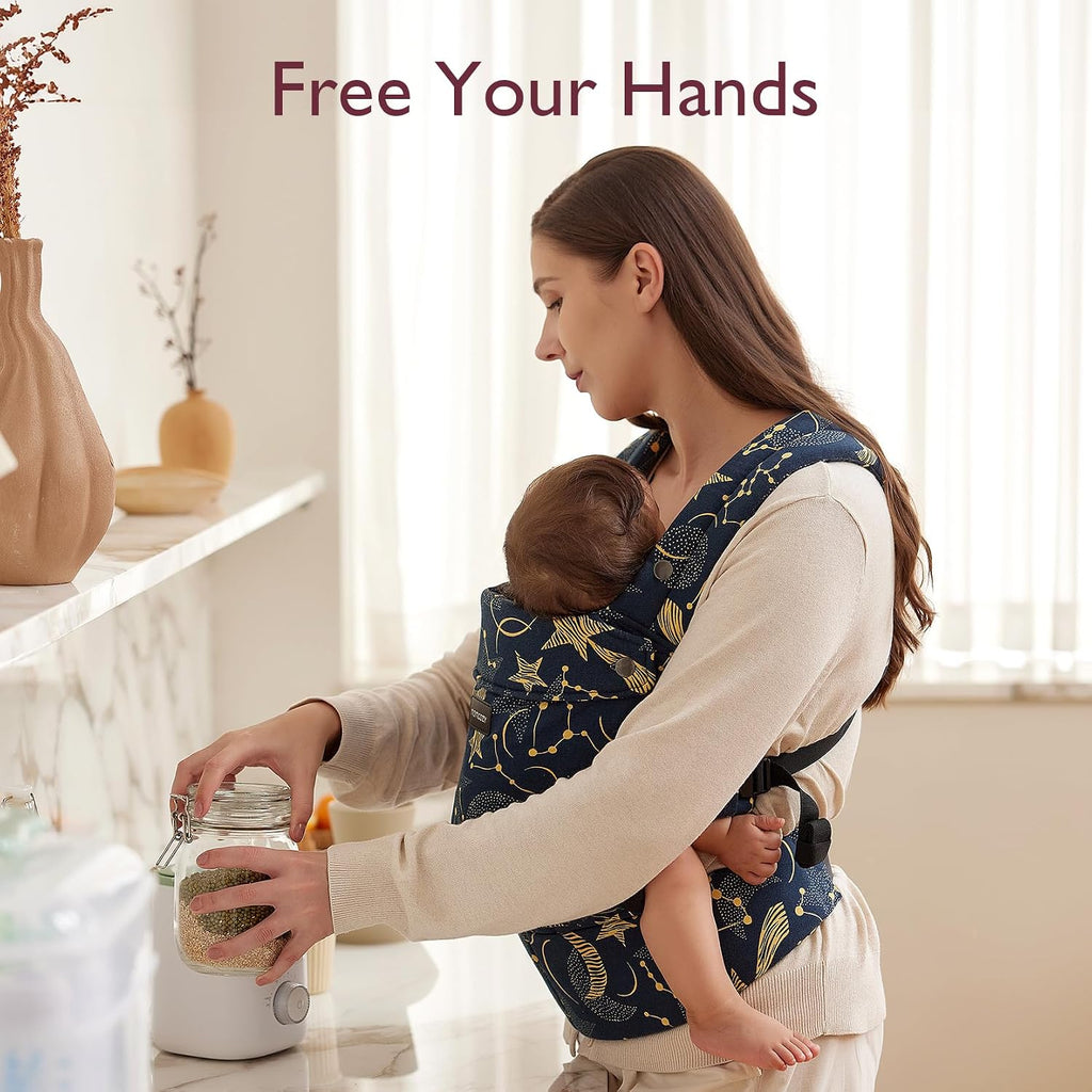 PureHug Baby Carrier - Ergonomic, Cozy and Lightweight for 7-45 lbs