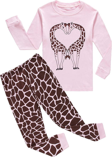 Kids & Toddler Girls Boys Pajamas 2 Piece Pjs Set 100% Cotton Sleepwear