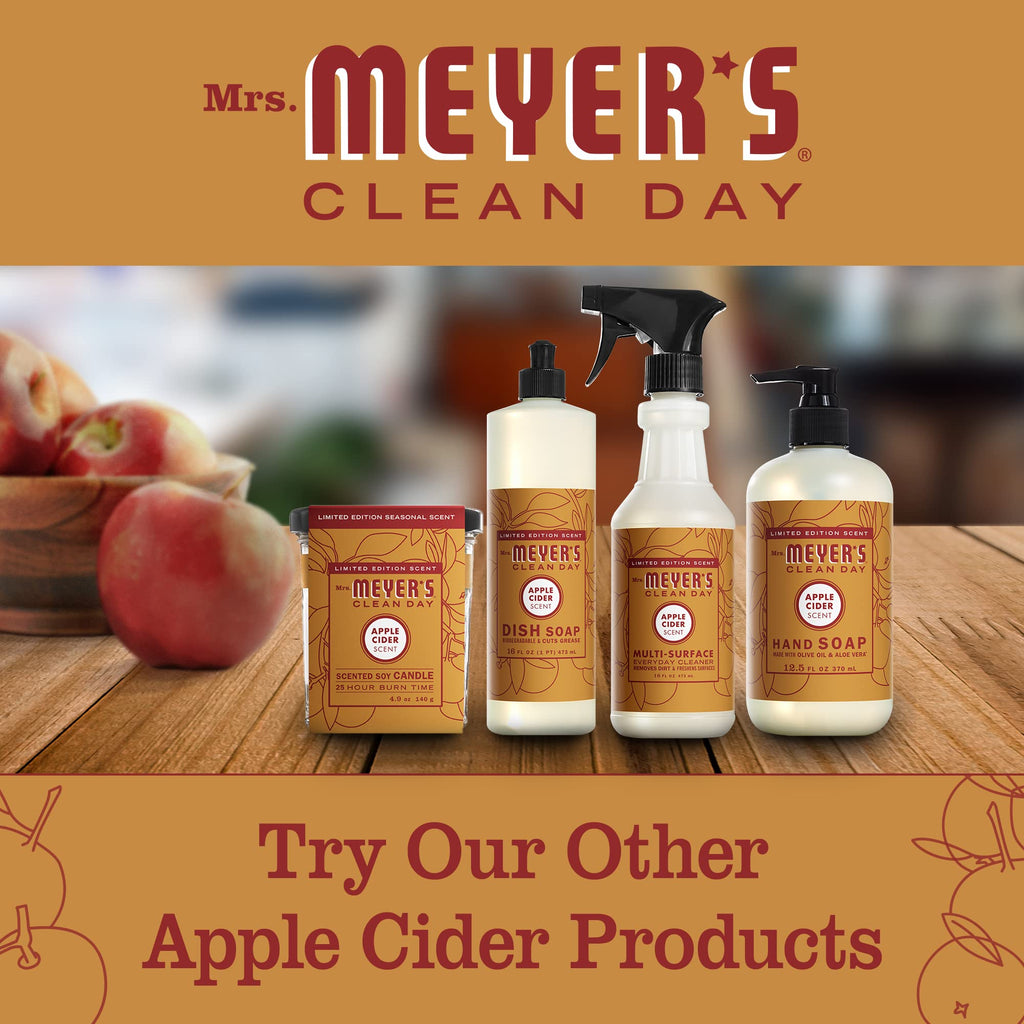 MEYER'S CLEAN DAY Soy Aromatherapy Candle, Apple Cider, 7.2 oz, 2 Pack