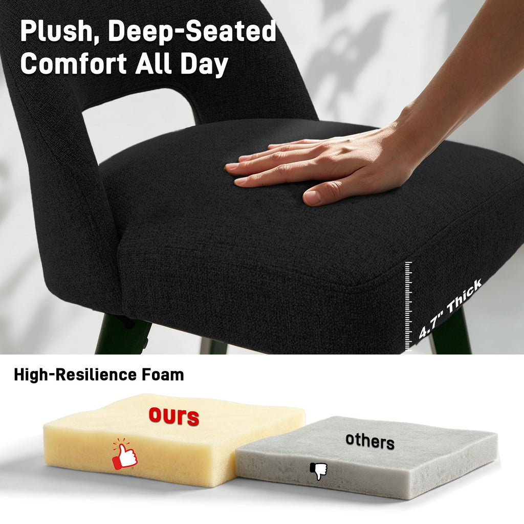 Counter Height Bar Stool, Swivel Upholstered Bar Chair