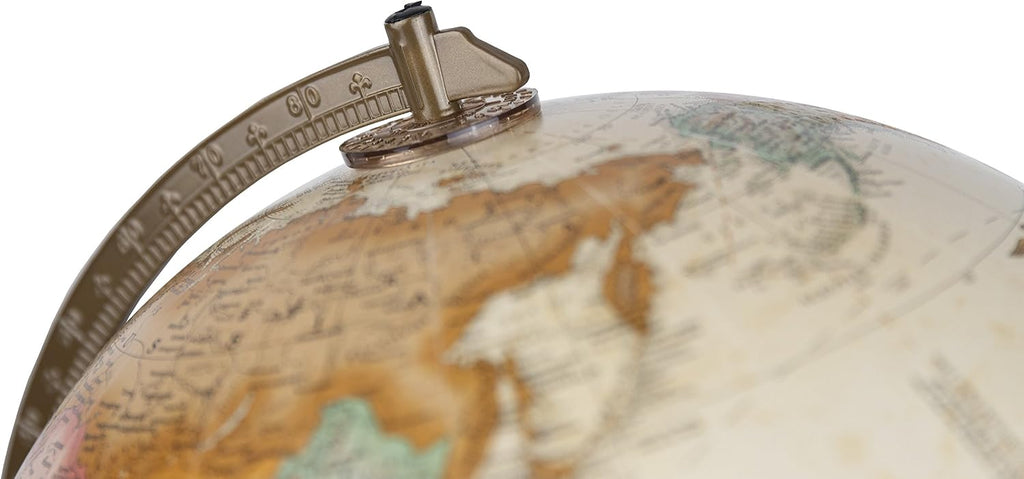 Franklin World Globe, Antique Ocean, 12-Inch Diameter,Over 4,000 Place Names
