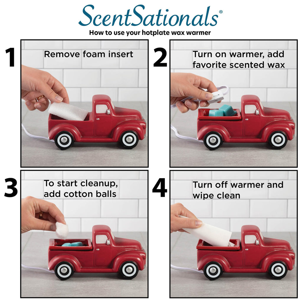 Red Truck - Vintage Wax Warmer for Scented Wax Melts