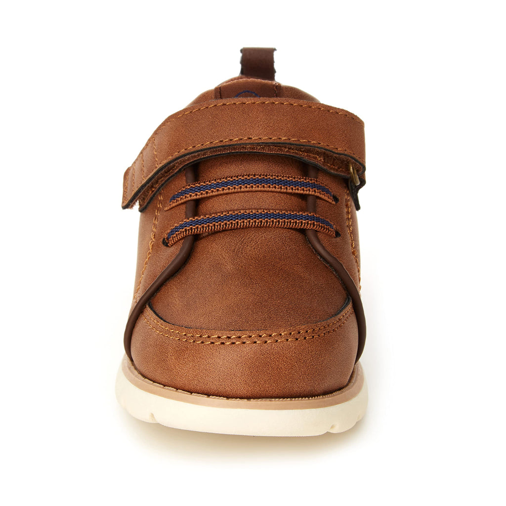 Boys Ethan Dress Shoe, Tan, 5 Toddler