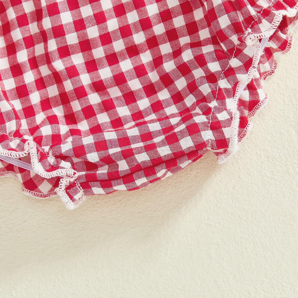 Baby Girl Summer Clothes Cute Ruffle Tops Dress Shorts Outfits Set Infant Toddler Shirt Bloomers Princess Outfit