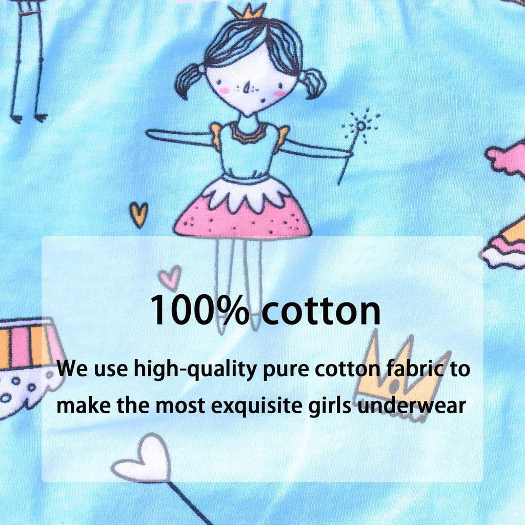 Girls Cotton Briefs Toddler Kids Soft Underwear Panties