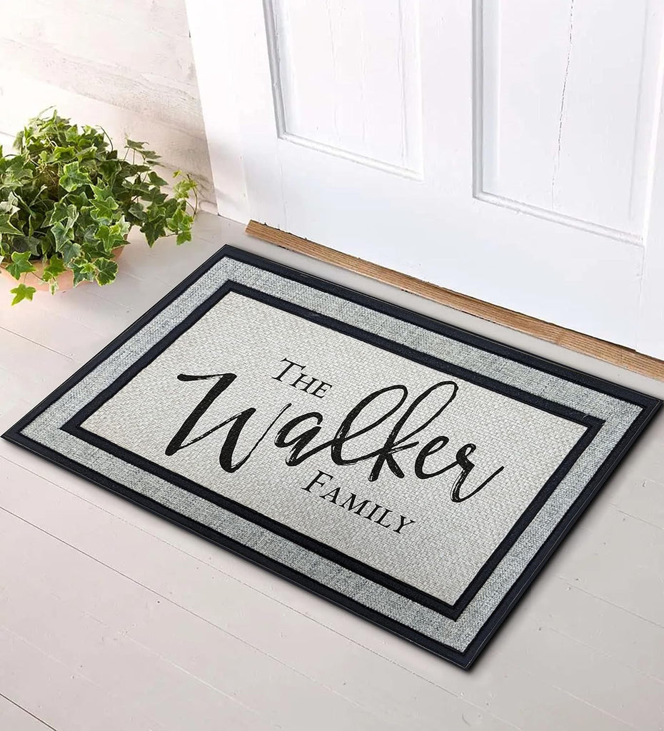 Personalized Monogram 18"x 30" Custom Doormat Door Mat for Front Door