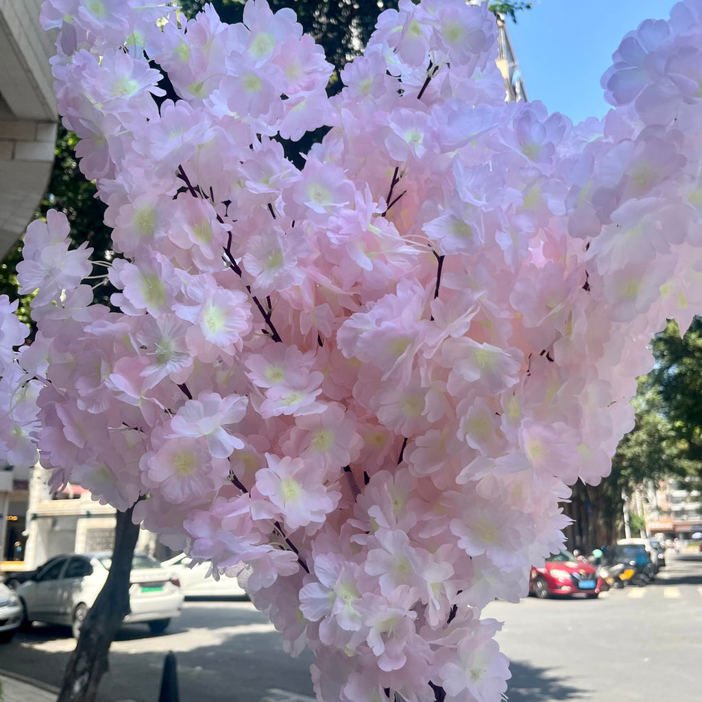 50 Artificial Cherry Blossoms and Peach Blossom Branches