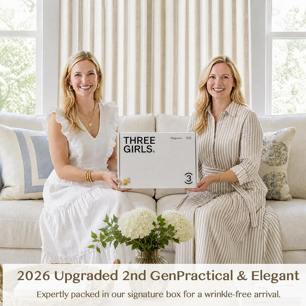 Beige Stripe Pinch Pleated Curtains 84 inches, Linen Blend Light Filtering Gingham Drapes with Memory Pleats for