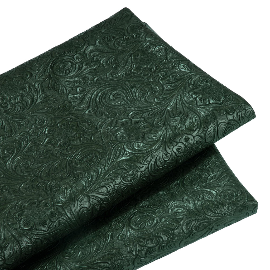 Embossed Faux Leather Fabric 1 Yard Cut 36"x53" Embossed Vinyl Suitable for Upholstery Furniture Seat, Handmade DIY
