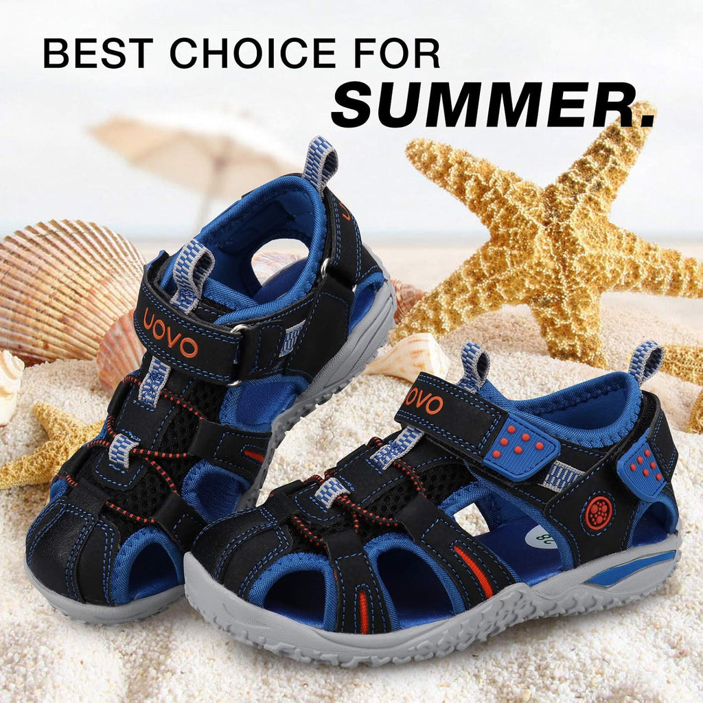 Boys Girls Sandals Summer Shoes Closed Toe Lightweight Outdoor Athletic Sports (Toddler/Little Kid/Big Kid)