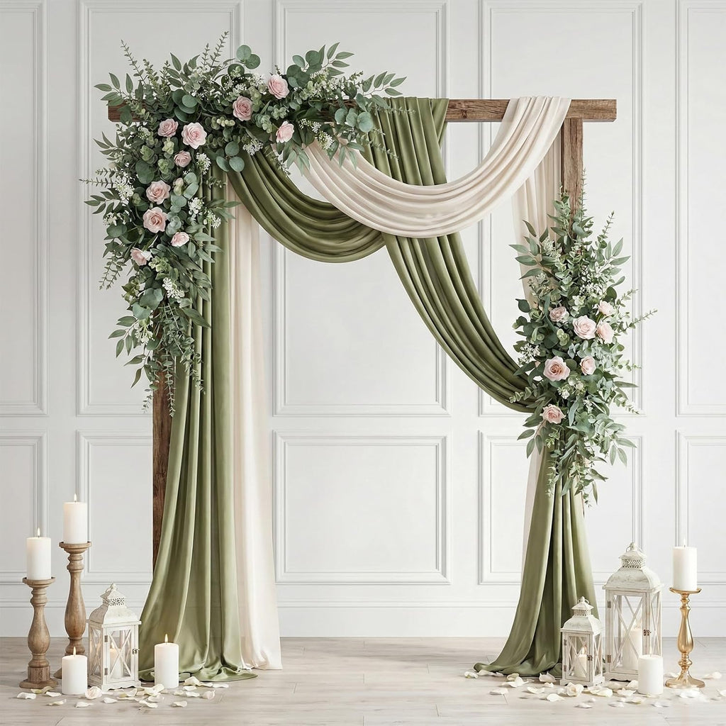 Artificial Mixed Eucalyptus Stems Bulk, 5 Kinds of Faux Greenery Eucalyptus Leaves Bulk for Vase Wedding DIY - Set of 130