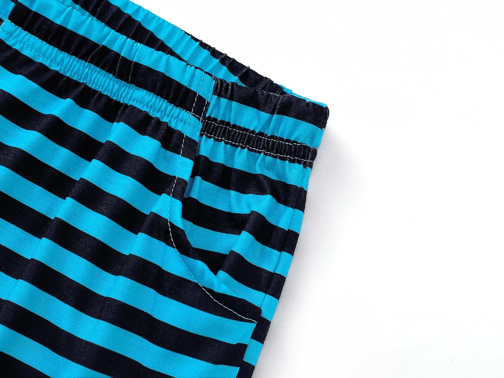 Boys Pajamas, Piece Short Sleeves Shorts Set & Pants