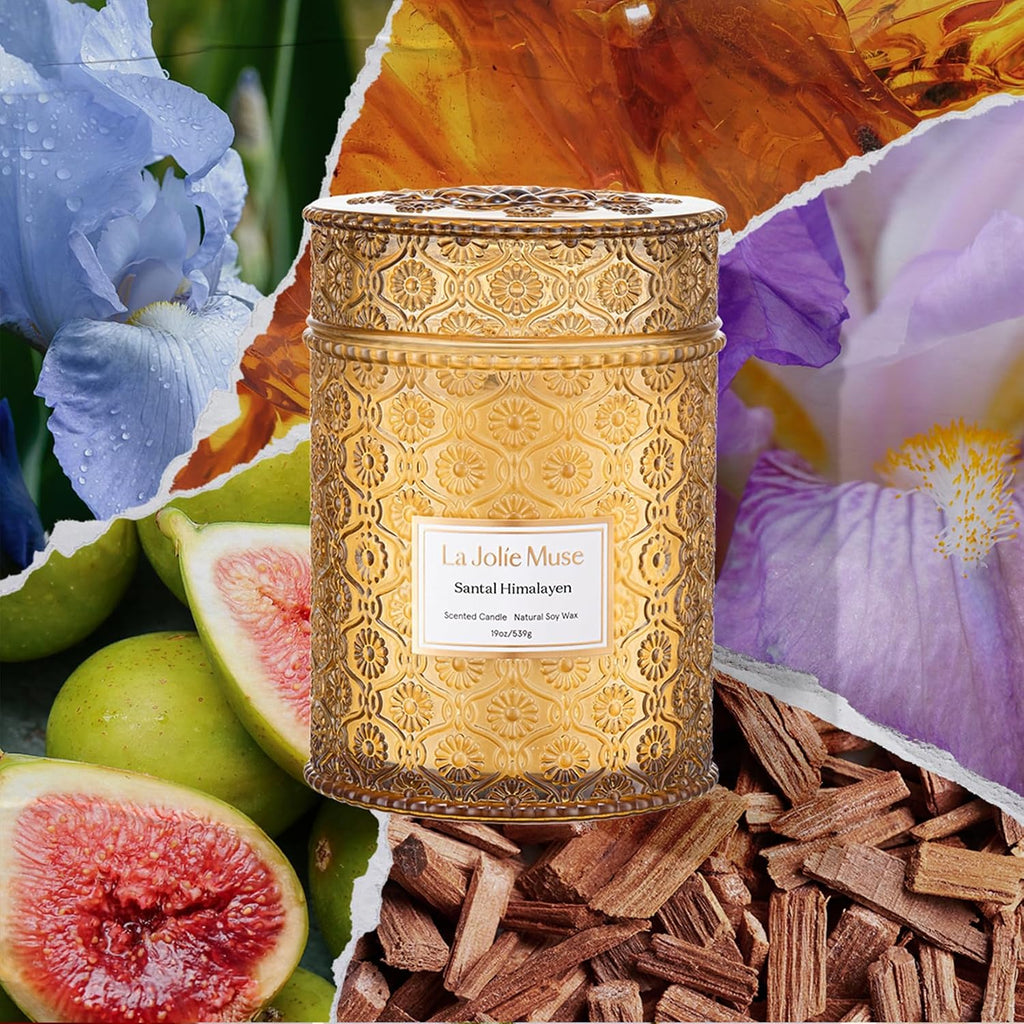 Santal Himalayen Scented Candles, 19 oz Natural Soy - Set of 19