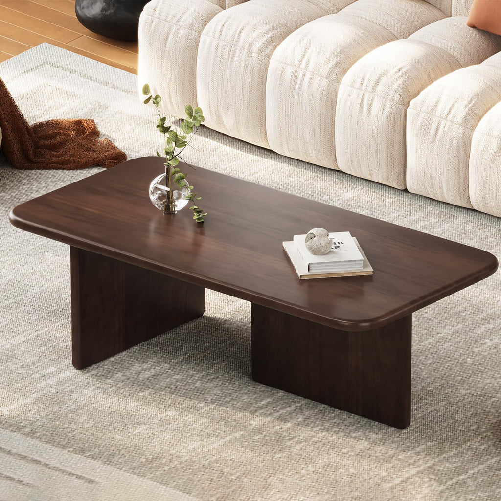 47.24 Inch Solid Wood Coffee Table
