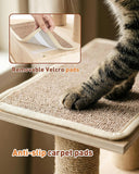 3-in-1 Pet Stairs for Cats, 7.87" Depth Pet Steps for Cat, Wood Cat Stairs for High Bed and Sofa, 1 Condo Cave