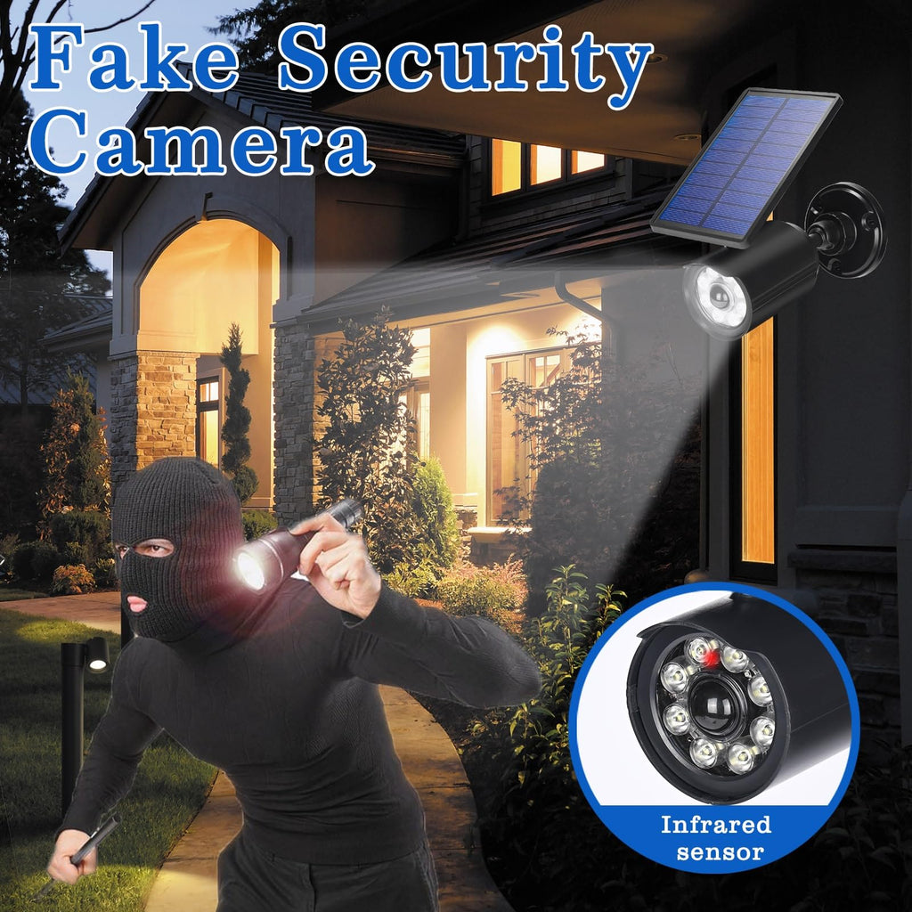 Solar Motion Lights Outdoor IP67 Waterproof Security Flood Lights 3600mAh for Garage, Driveway, Path, Patio