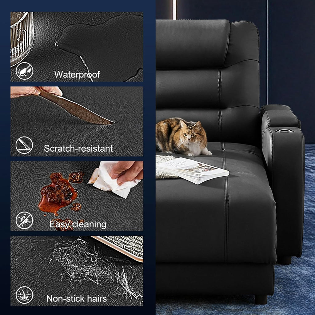 Home Theater Seating Oversized Loveseat Recliner Chair Ultra-Comfortable Reclining Chair Power Recliners Chairs with