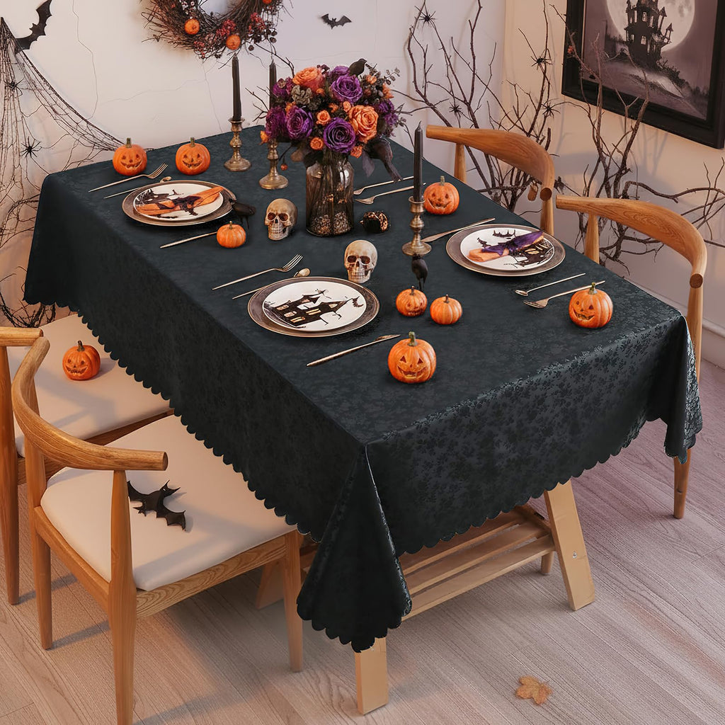 Rectangle Waterproof Heavy Duty Vinyl Tablecloths, 60 x 84 Inch