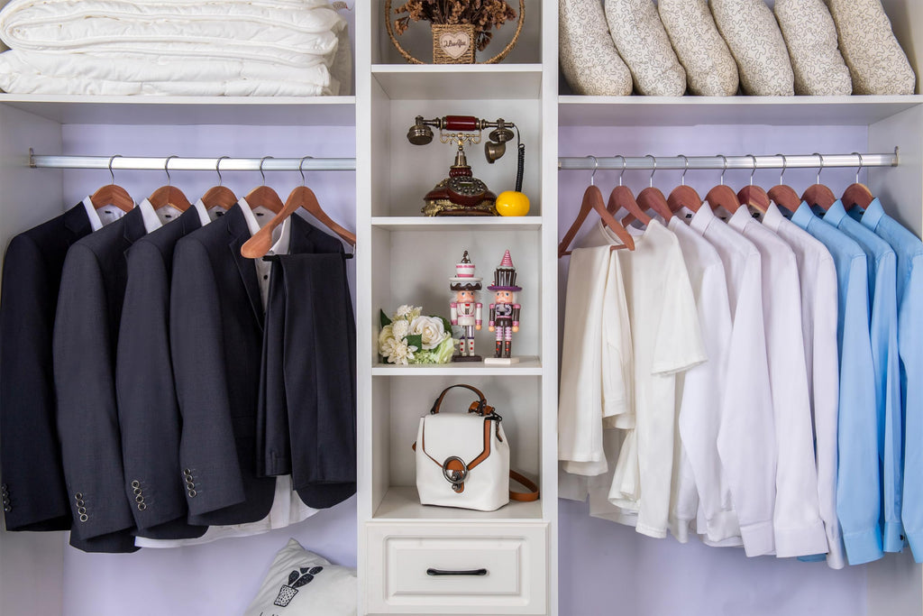 American Red Cedar Wooden Coat Suit Hangers, Wood Skirt Dress Hangers, Smooth Cut Notches- 360°Flexible Hook- Solid