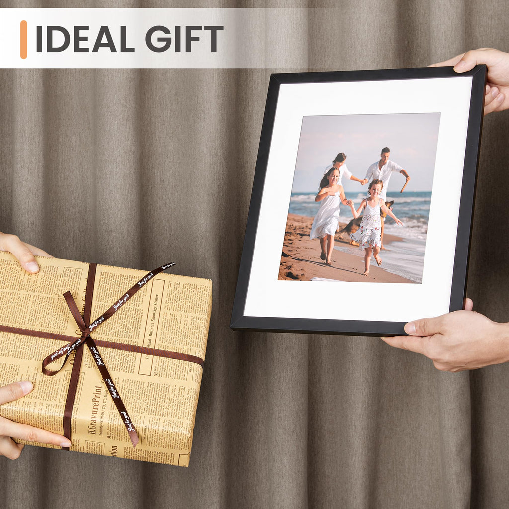 11x14 Picture Frame, Gallery Wall Frames Set of 5, Black