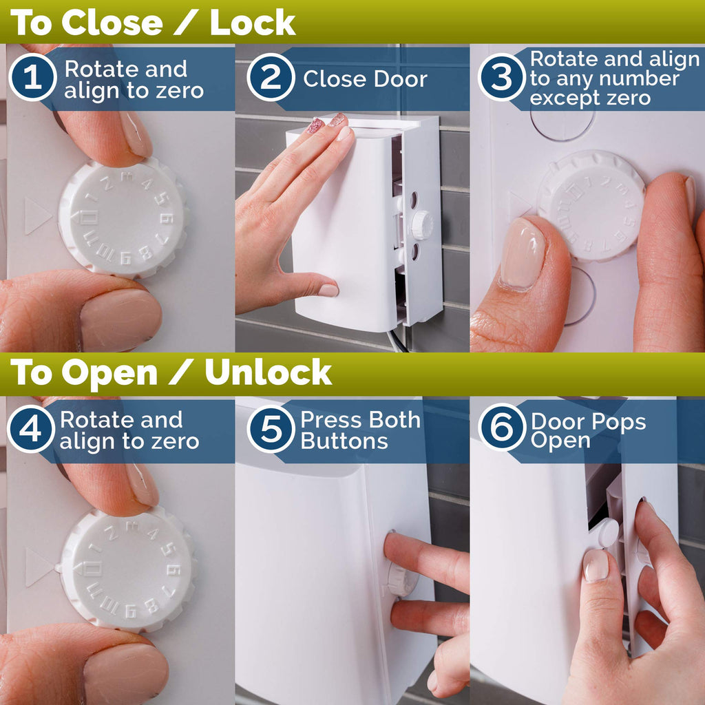 Outlet Cover BOX Baby Proofing (2 Pack) Patented Dual-Lock for Much Better Toddler Proofing, Easier Operation, Simple