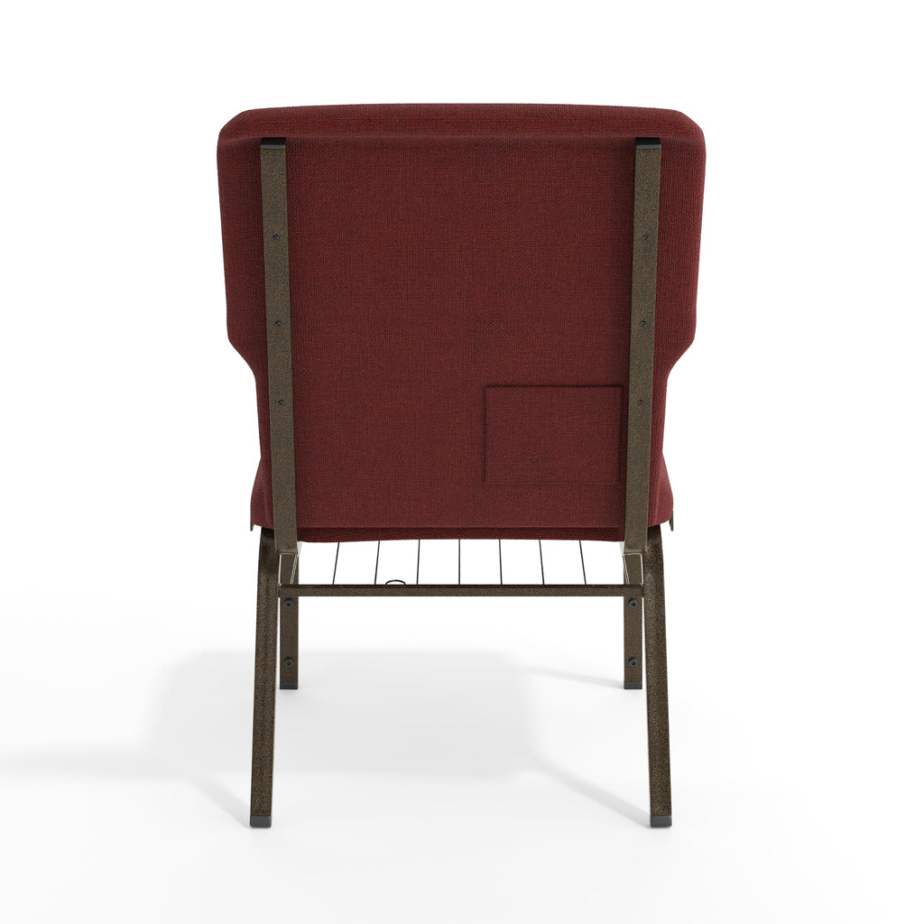 Advantage Maroon Discount Church Chair - 21 in. Wide