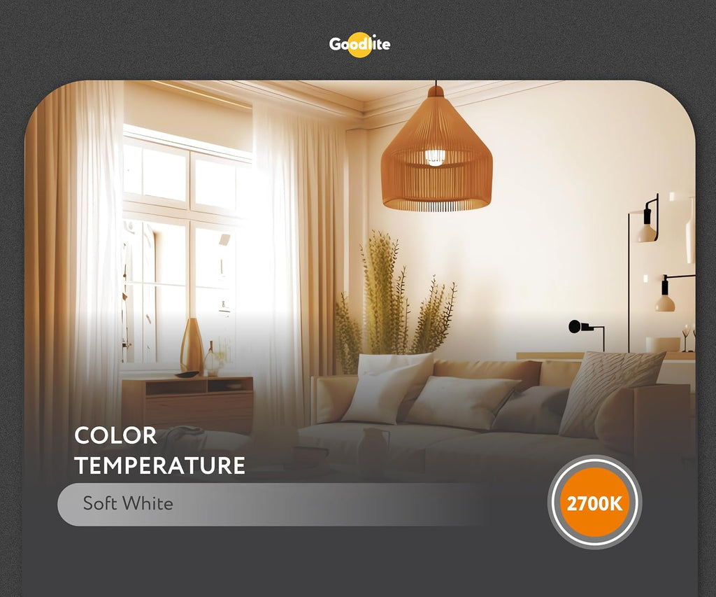 A21 3-Way LED Bulb 75/100/150W Equivalent 700/1300/2250 Lumens,E26 Base, Soft White 2700k