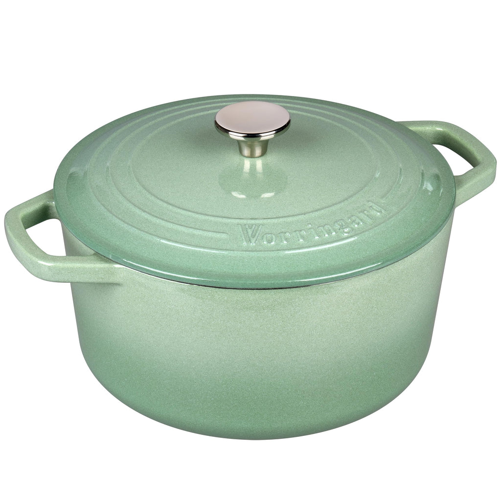 Enameled Cast Iron Dutch Oven Pot with Lid, for Bread Baking, Round Bread Oven- include Sourdough Bread Baking