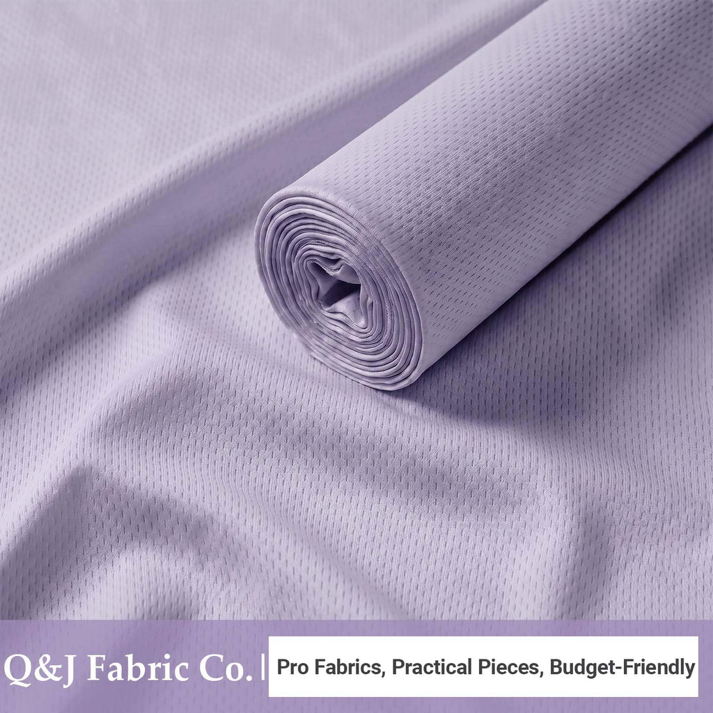 Bird Eye Mesh Jersey 5 Yards 65" Wide Light Purple