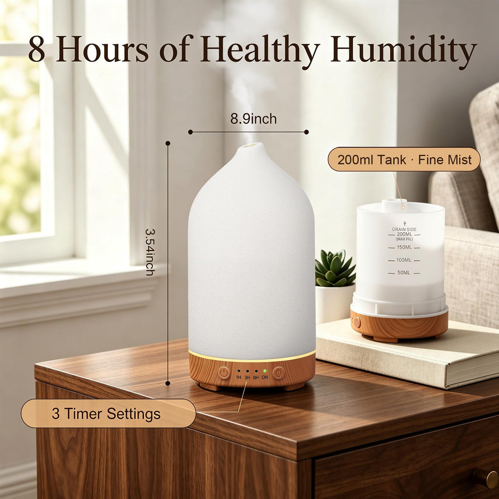 Ceramic Essential Oil Diffuser, Stone Diffuser