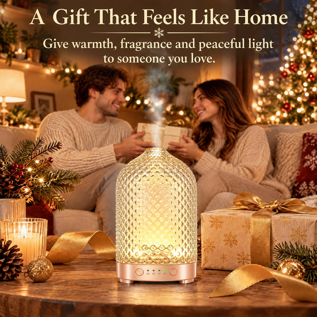 Essential Oil Diffuser, 200ml Glass Diffuser for Essential Oils