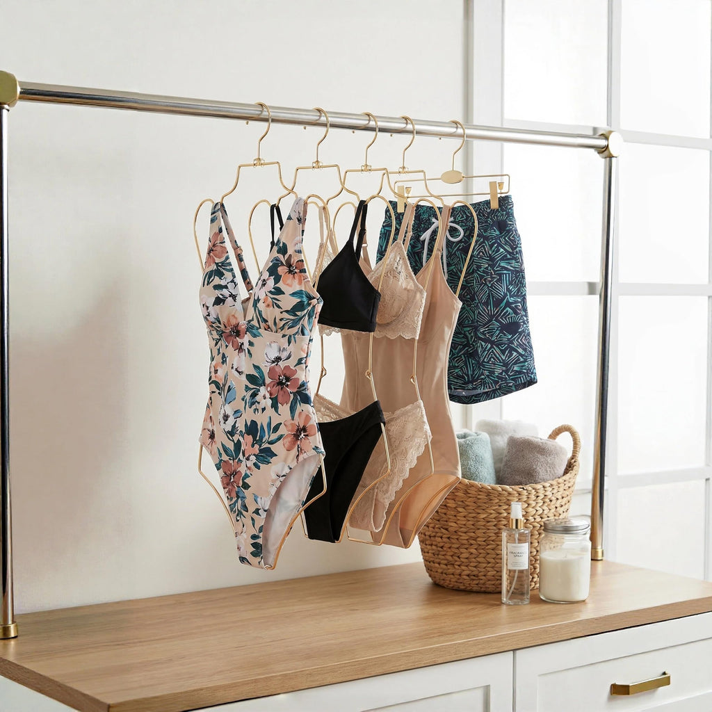 Gold Body Shaped Hangers, Bikini Lingerie&Swimsuit Display Hanger Set 10