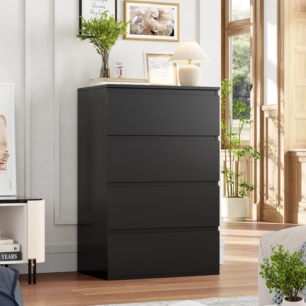 Black Dresser, Dresser, Small Dresser Chest of Drawers