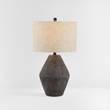 Ersta Brown Modern Rustic Farmhouse Table Lamp, 27-Inch Accent Lamp (TBL4367A)