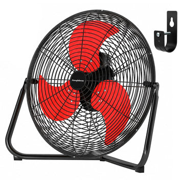 18‐Inch Industrial Floor Fan, 5300 CFM, 2‐in‐1 Wall‐Mount & Floor Design