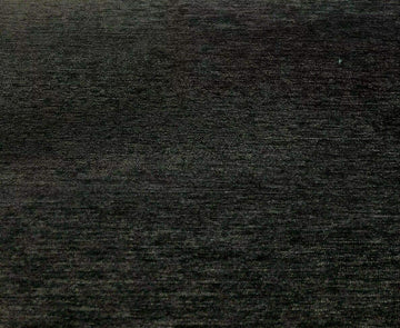 Barcelona Black Soft Chenille Upholstery Fabric by The Yard