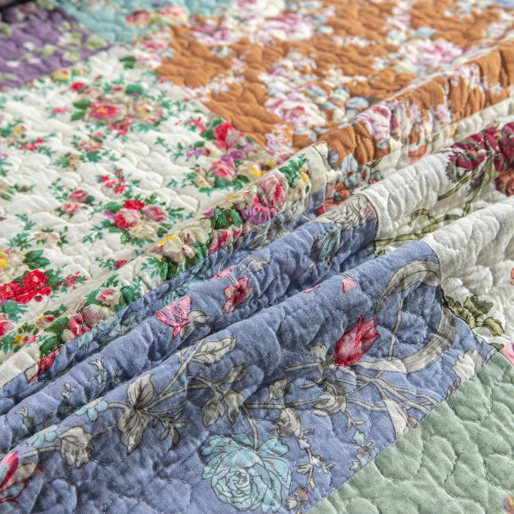 Quilt Patchwork Bedspread Set