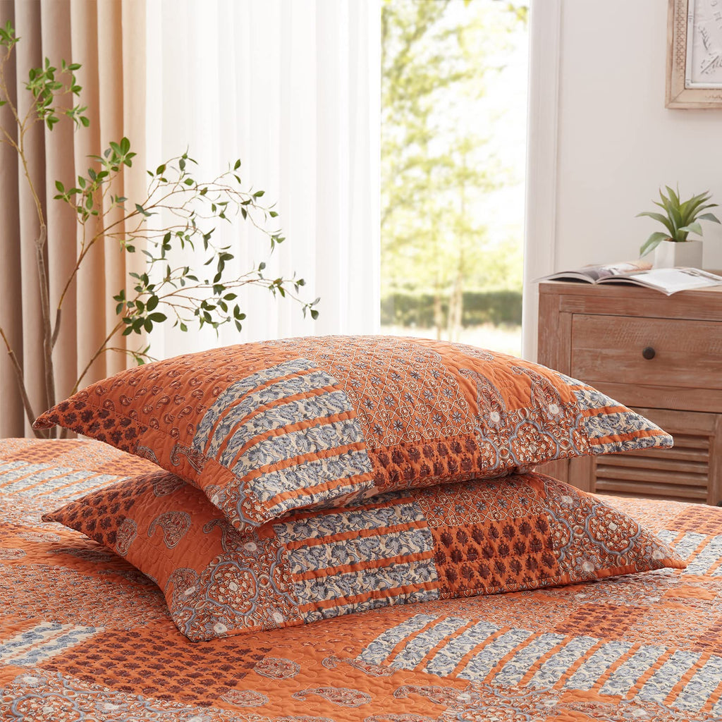 Quilt Set Size 3 Piece Bedspread Coverlet Lightweight Comforter Microfiber Bedding Set All Season